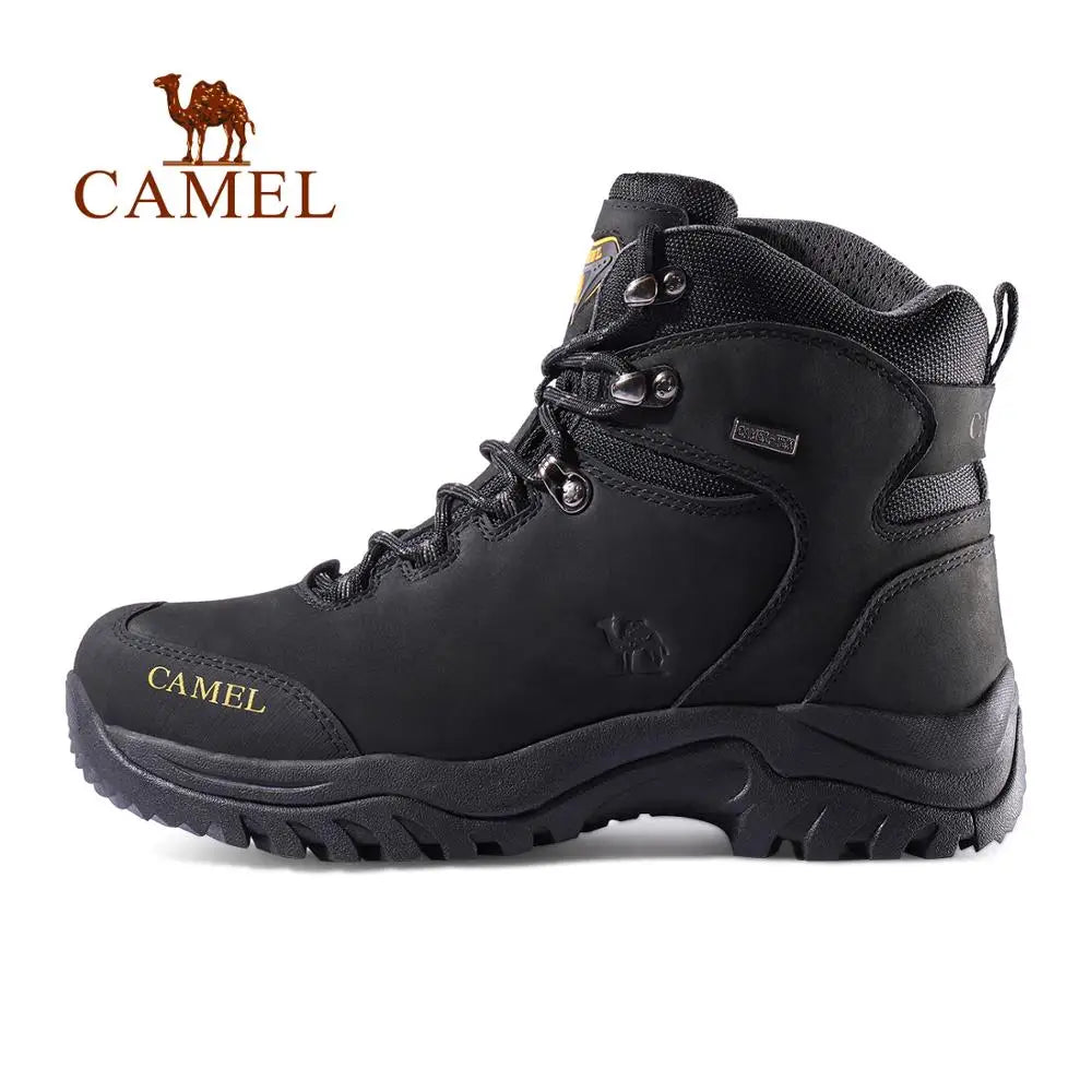 Camel men's non-slip hiking shoes by Adistore with rugged outdoor trekking soles and trail-ready design.