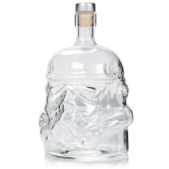 Glass Bottle Wine Pot Decanter Transparent Crystal Vodka Flagon Gift, Capacity: 650ml, Glass Bottle