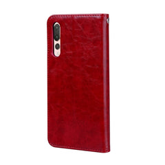 For Huawei P20 Pro Business Style Oil Wax Texture Horizontal Flip Leather Case with Holder & Card Slots & Wallet, For Huawei P20 Pro