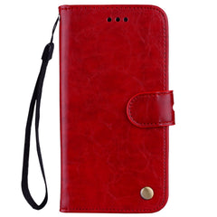 For Huawei  Y5 (2017) / Y6 (2017) Business Style Oil Wax Texture Horizontal Flip Leather Case with Holder & Card Slots & Hand Strap, For Huawei Y5 (2017) / Y6 (2017), For Huawei Y5 (2017)
