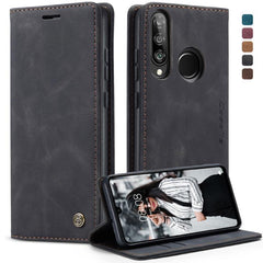 CaseMe-013 Multifunctional Retro Frosted Horizontal Flip Leather Case for Huawei P30 Lite, with Card Slot & Holder & Wallet, For Huawei P30 Lite