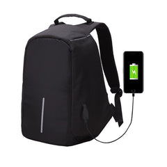 Multi-Function Large Capacity Travel Anti-theft Security Casual Backpack Laptop Computer Bag with External USB Charging Interface for Men / Women, Size: 42 x 29 x 14 cm, Black, Grey, Blue, Purple