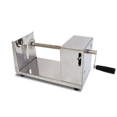 Stainless Steel Manual Spiral Tornado Tower Hand Shake Potato Rotary Chips Twister Slicer Cutter, Hand Shake