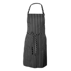 Black and White Stripes Unisex Chef Waiter Barista Aprons Work Aprons, Black and White Stripes Apron