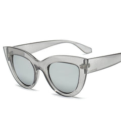 Cat Eye Mirrored Metal Frame UV400 Sunglasses for Women, HC2055A, HC2055B, HC2055C, HC2055D, HC2055E, HC2055F, HC2055G, HC2055H, HC2055J, HC2055K