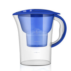 1.3L Portable Home Kitchen Activated Carbon Filter Cold Water Bottle, 1.3L (Blue)