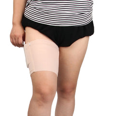 Women Solid Color Silicone Antiskid Non-slip Thigh Sock Anti Chafing Elastic Bands with Card Mobile Phone Bag, Size: 60-68cm, Size: 60-68cm