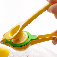 LsCook Aluminum Alloy Manual Dual Layers Lemon Juicer, Random Color Delivery, Aluminum Alloy