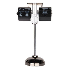 Creative Home Office Bedroom Retractable Flip Trolley Small Balance Clock, Retractable (Black)