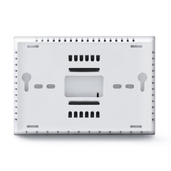 BHP-8000-WIFI-SS 3H2C Smart Home Heat Pump Round Room Brushed Mirror Housing Thermostat with WiFi, AC 24V, with WiFi