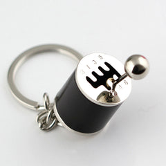 Six-speed Manual Shift Gear Keychain Key Ring Holder
