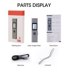 LS-2 25m Rechargeable LCD Digital Laser Rangefinder Distance Meter, 25m