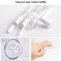 5 PCS Clear Empty Travel Portable Refillable Plastic Pump Bottle Containers, 15ml, 15ml