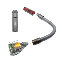 XD992 4 in 1 Handheld Tool Anti Mites Suction Head Kits D931 D928 D923 D918 for Dyson V6 / V7 / V8 / V10 Vacuum Cleaner, XD992