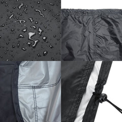 Outdoor Anti-UV Waterproof Dust-proof 210D Oxford Cloth BBQ Cylindrical Protective Bag Charcoal Barbeque Grill Cover, Size: 71x73cm, Size: 71x73cm