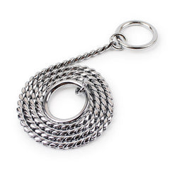 50cm x 4mm Pet P Chain Pet Collars Pet Neck Strap Dog Neckband Snake Chain Dog Chain Dog Collar, 50cm x 4mm
