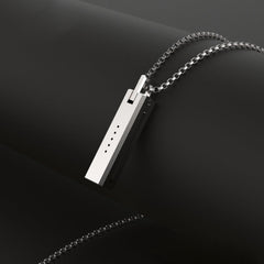 Mijobs Metal Screwless Magnetic Pendant Necklace for Fitbit Flex 2, Host not Included