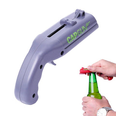 Creative Beer Bottle Opener Cap Launch Kitchen Bar Tool, Cap Opener Grey, Cap Opener Red