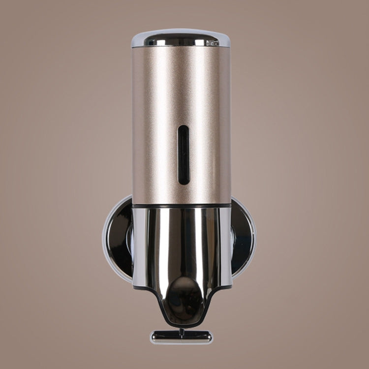Hotel Shower Manual Dispenser Wall Mounted Washing Liquid Shampoo Soap Bottle, Capacity: 500ml, 500ml/Gold, 500ml/Blue, 500ml/Purple, 500ml/Silver, 500ml/White, 500ml/Dark Red, 500ml/Green