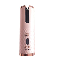 USB Charging Automatic Hair Curler Portable Mini Wireless Multi-function Curling Iron with LCD Display