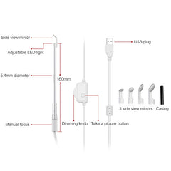 Supereyes Y003 Pet Ear Canal Nasal Cavity Waterproof Electronic Digital Endoscope, Y003