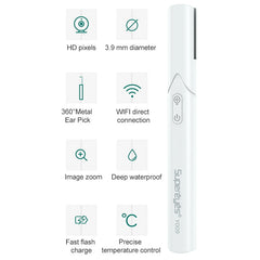 Supereyes Y009 Visual Ear Pick Acne Cleaning Microscopic Magnifying Mirror Endoscope, Y009