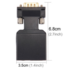 HD 1080P VGA to HDMI + Audio Video Output Converter Adapter for HDTV Monitor Projector, VGA to HDMI+Audio