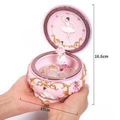 Ballet Girl Rotating Dancing Music Box Creative Birthday Gift, Music: Castle in the Sky, Castle in the Sky