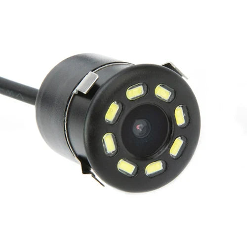 Eliteridegear Hippcron car rear view camera with 4 LED night vision, waterproof CCD, 170° HD video for auto parking and reversing.
