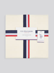 Luxury Herringbone Throw in Eggnog