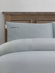 Pure Cotton Check Duvet Set Tornado