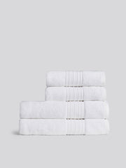 Pure Cotton Zero Twist Towel Bright White