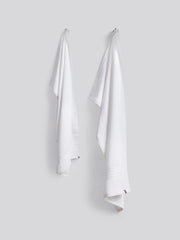 Pure Cotton Zero Twist Towel Bright White