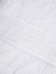 Pure Cotton Zero Twist Towel Bright White