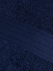 Pure Cotton Zero Twist Towel Navy Iris