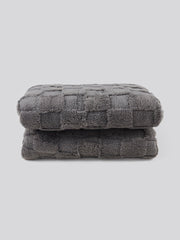 Premium Plush Jacquard Throw in Tornado