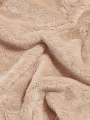 Premium Fleece Throw Camel