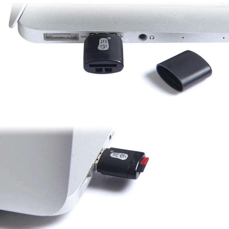 Eliteridegear Kawau Micro SD Card Reader 2.0 USB adapter with TF card slot, supporting up to 128GB memory cards for computers.