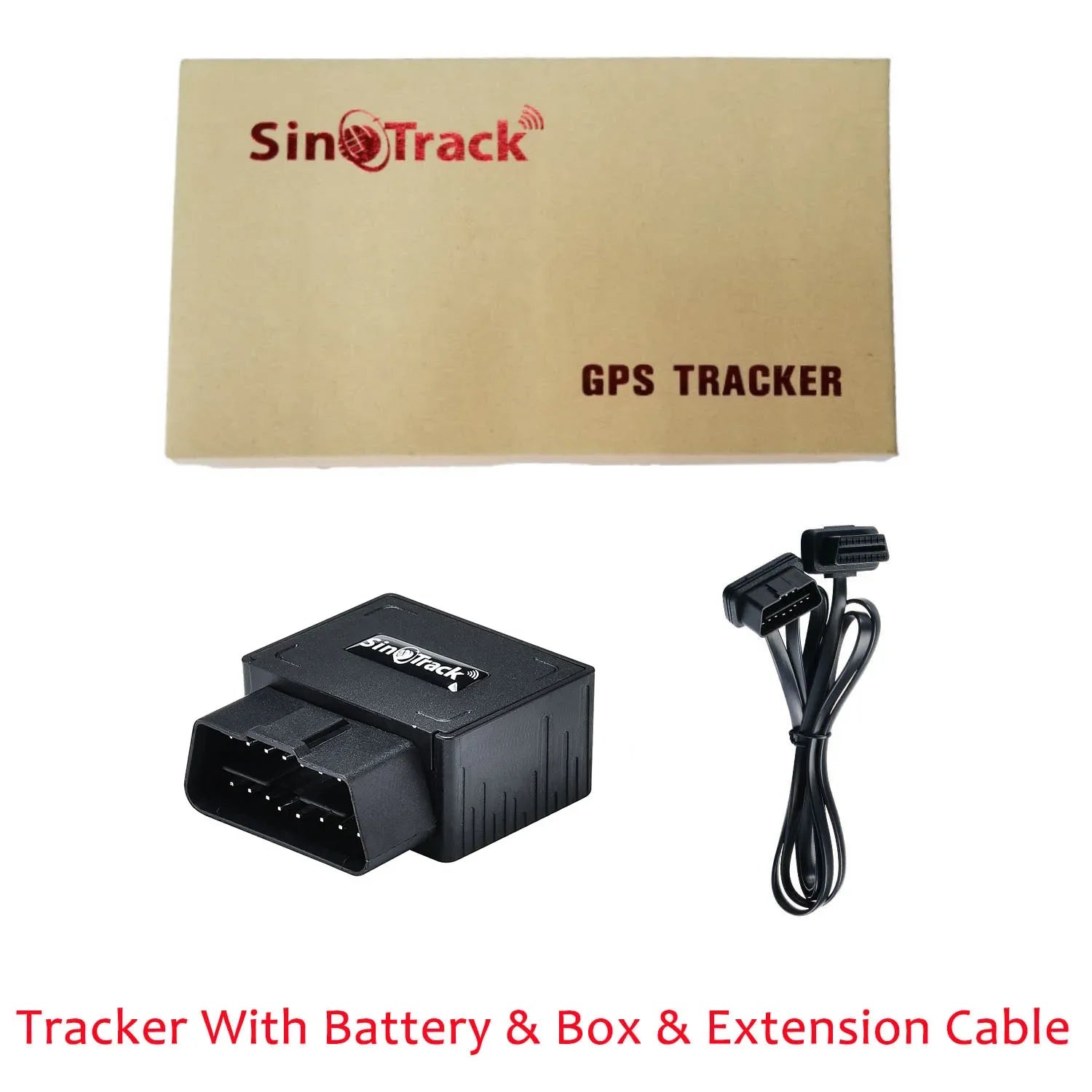 Eliteridegear OBD II GPS tracker with 16-pin OBD plug, car GSM tracker device, compatible with iOS and Android apps.