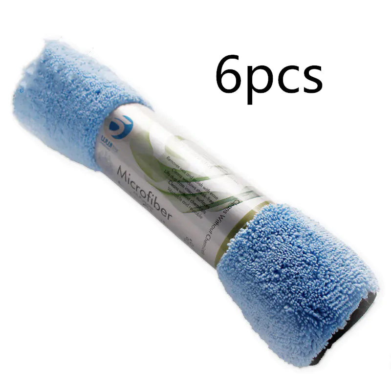 WUJI Microfiber Car Cleaning Towel for Auto Care