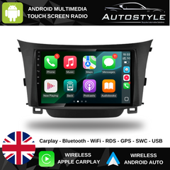 Hyundai i30 GD Elantra GT Apple Carplay / Android Auto 9" Stereo Upgrade 2011–17