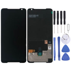 AMOLED Material LCD Screen and Digitizer Full Assembly for Asus ROG Phone II ZS660KL, For Asus ROG Phone II ZS660KL