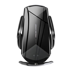 Q2 15W Universal Rotation Infrared Induction Magnetic Car Wireless Charging Mobile Phone Holder with Micro USB + 8 Pin + Type-C / USB-C Magnetic Connector, Q2 Black, Q2 Red, Q2 Silver
