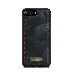 CaseMe for iPhone 8 Plus & 7 Plus   Multifunctional Leather Billfold with Detachable Magnetic PC Back Protective Case & Holder & 11 Card Slots & 3 Cash Slots & 1 Zipper Wallet & 2 Photo Frames & 3 Magnetic Clasps, For 8P & 7P
