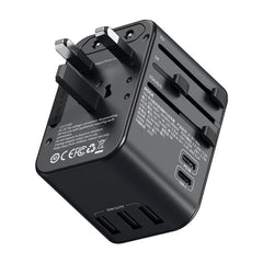 ROCK T62 35.5W Global Travel Multifunctional Plug PD Charger Power Adapter, T62