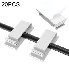 HG2613 20 PCS Desktop Data Cable Organizer Fixing Clip
