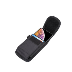 4.7 inch Universal Vertical Nylon Fabric Waist Bag  for iPhone X & iPhone 8, Galaxy S6, Redmi 3
