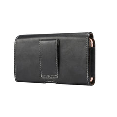 Men Lambskin Texture Multi-functional Universal Mobile Phone Waist Pack Leather Case for 5.2 Inch or Below Smartphones, For 5.2 Inch