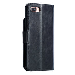 Litchi Texture Horizontal Flip Leather Case for iPhone 7 Plus, with Nine Card Slots & Wallet & Photo Frame, For iPhone 7 Plus