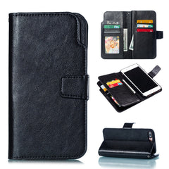 Litchi Texture Horizontal Flip Leather Case for iPhone 7 Plus, with Nine Card Slots & Wallet & Photo Frame, For iPhone 7 Plus